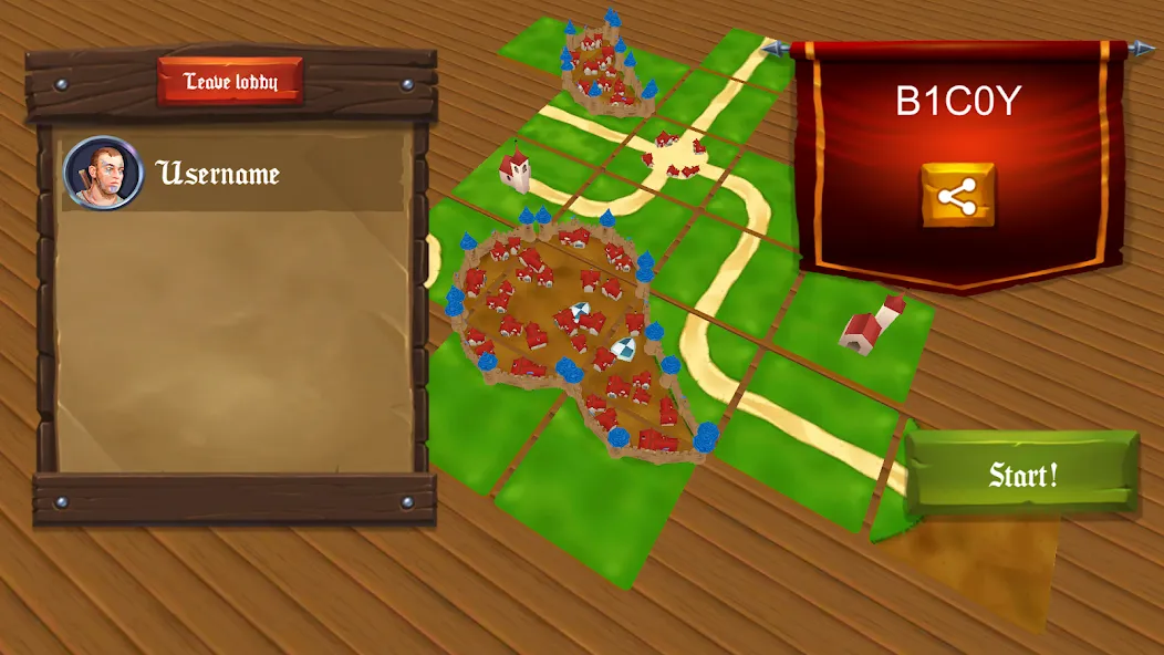 War of Carcassonne board Games (Каркассон)  [МОД Menu] Screenshot 3