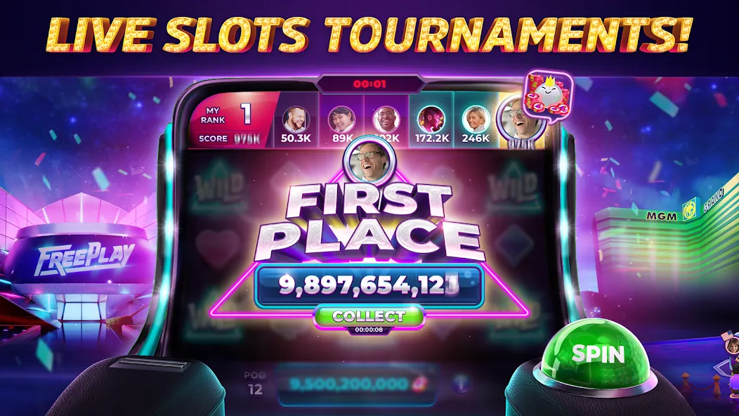 POP! Slots™ Vegas Casino Games  [МОД Mega Pack] Screenshot 3