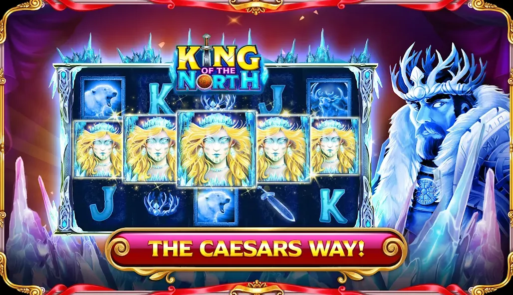 Caesars Slots: Casino Games (Сизарс Слотс)  [МОД Menu] Screenshot 3