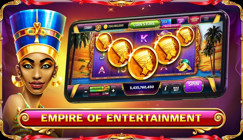 Caesars Slots: Casino Games (Сизарс Слотс)  [МОД Menu] Screenshot 5