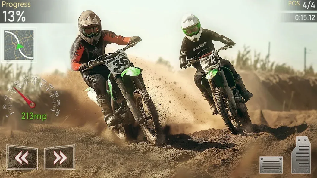 Motocross MX Dirt Bike Games  [МОД Бесконечные деньги] Screenshot 4