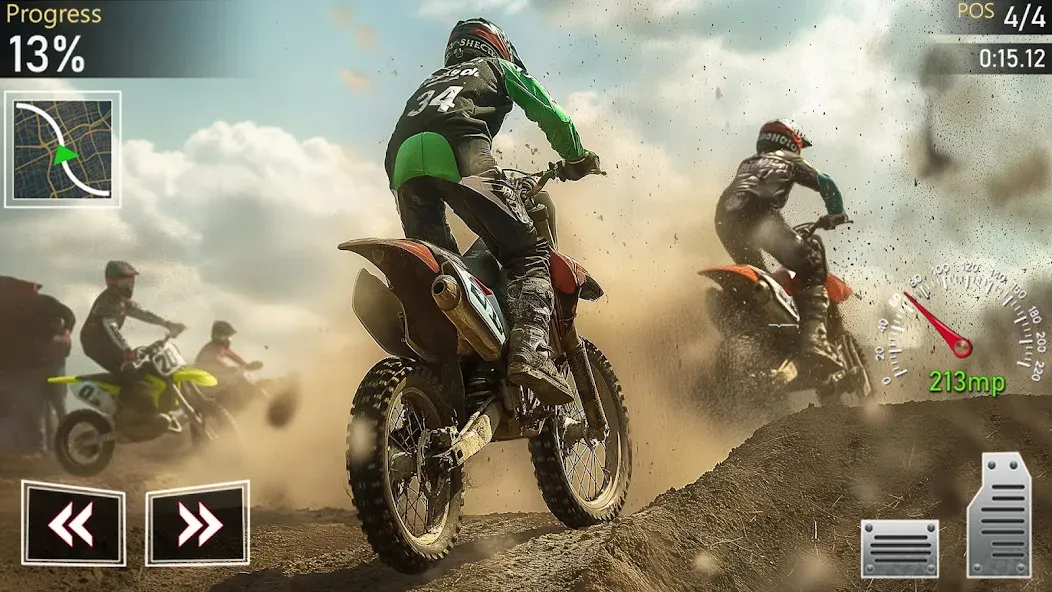 Motocross MX Dirt Bike Games  [МОД Бесконечные деньги] Screenshot 5