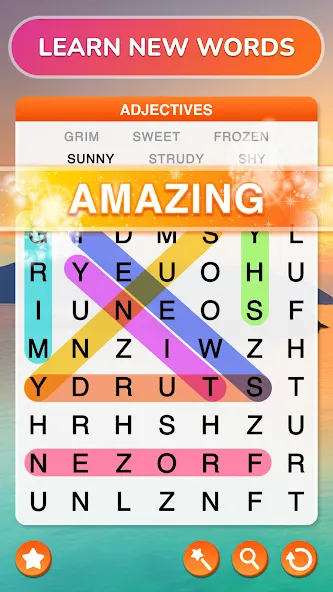 Word Search - Word Puzzle Game  [МОД Меню] Screenshot 3