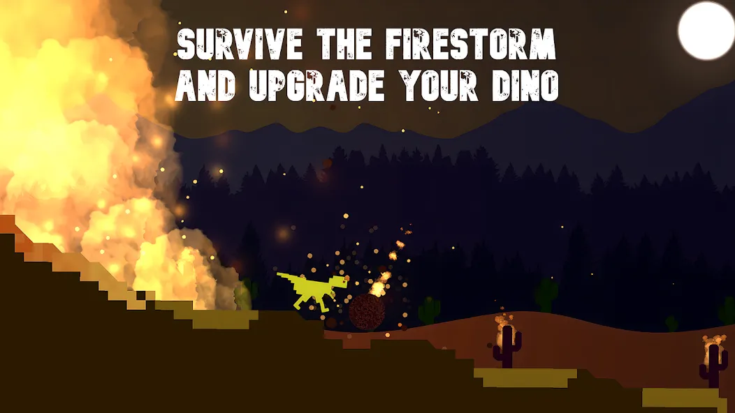 Dino Run Survival (Дино Ран Сурвайвал)  [МОД Много монет] Screenshot 1