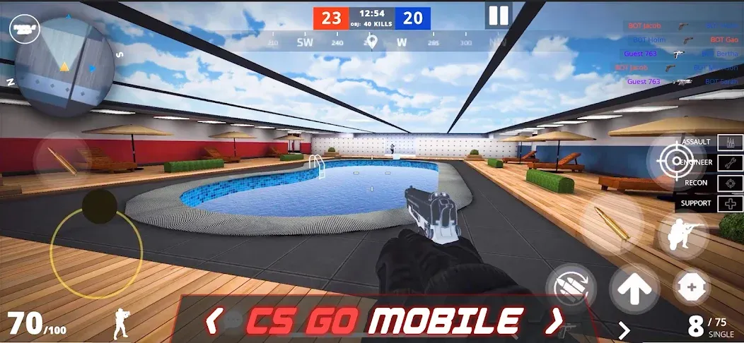 Epic Battle CS:FPS Mobile Game  [МОД Mega Pack] Screenshot 1