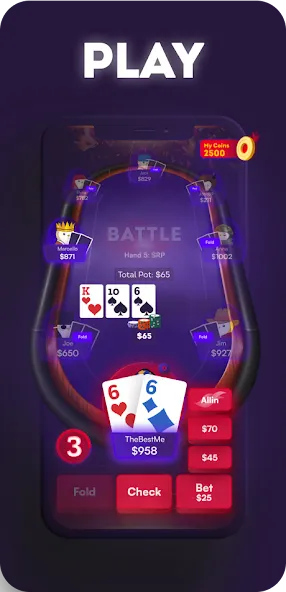 Prometheus: Battle Poker (Прометей)  [МОД Много монет] Screenshot 1