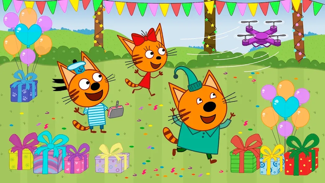 Kid-E-Cats: Kids birthday  [МОД Unlimited Money] Screenshot 3