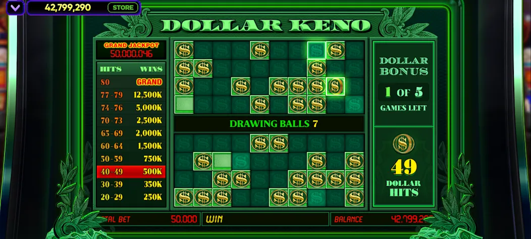 Vegas Keno (Вегас Кено)  [МОД Бесконечные деньги] Screenshot 3