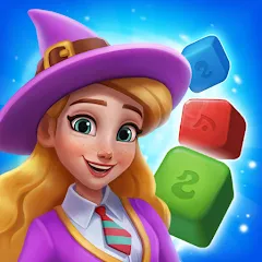 Взломанная Magic Blast: Mystery Puzzle (Маджик Бласт)  [МОД Все открыто] - последняя версия apk на Андроид