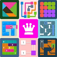 Взлом Puzzledom - puzzles all in one (Пазлдом)  [МОД Mega Pack] - полная версия apk на Андроид