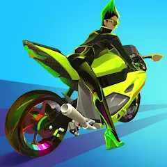 Скачать взлом Wild Wheels: Bike Racing (Уайлд Вилз)  [МОД Бесконечные монеты] - стабильная версия apk на Андроид