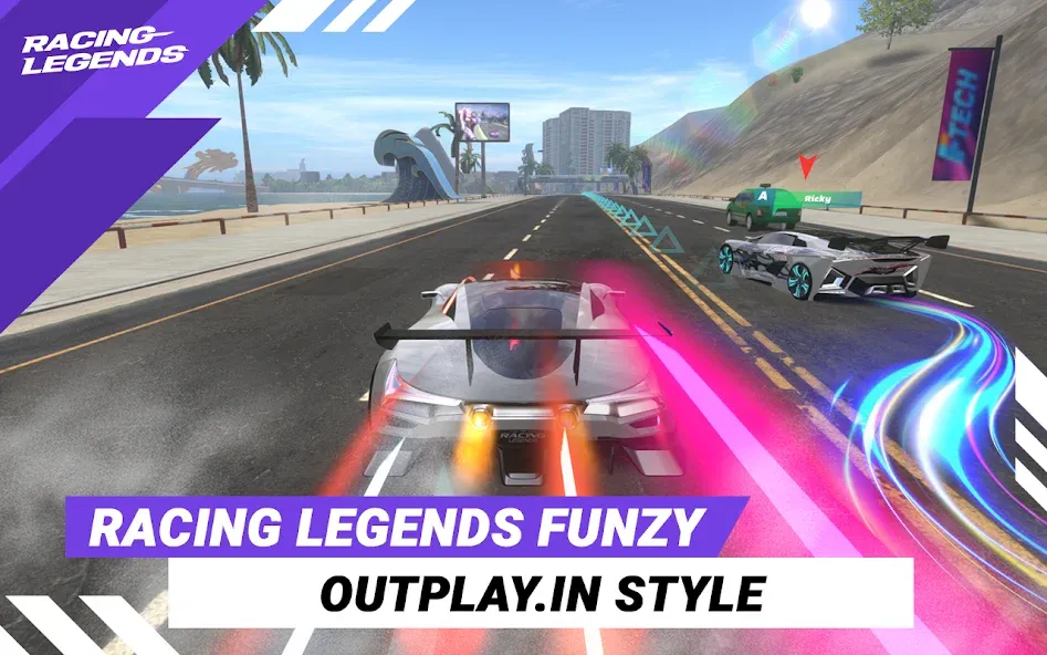 Racing Legends Funzy (Расинг Легендс Фанзи)  [МОД Все открыто] Screenshot 1