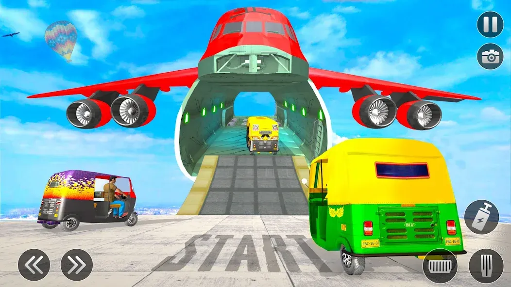 Tuk Tuk Auto Rickshaw Games 3D (Тук Тук Автомобильные рикши игры 3D)  [МОД Unlocked] Screenshot 3