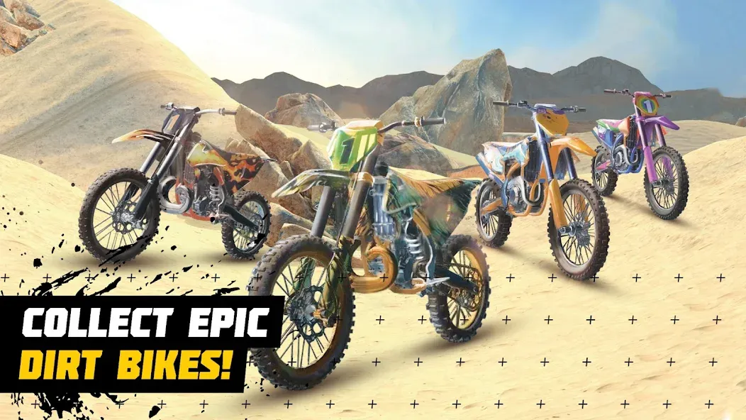 Dirt Bike Unchained: MX Racing (Дерт Байк Анчейнд)  [МОД Menu] Screenshot 1