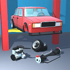 Взломанная Retro Garage - Car Mechanic  [МОД Бесконечные деньги] - последняя версия apk на Андроид