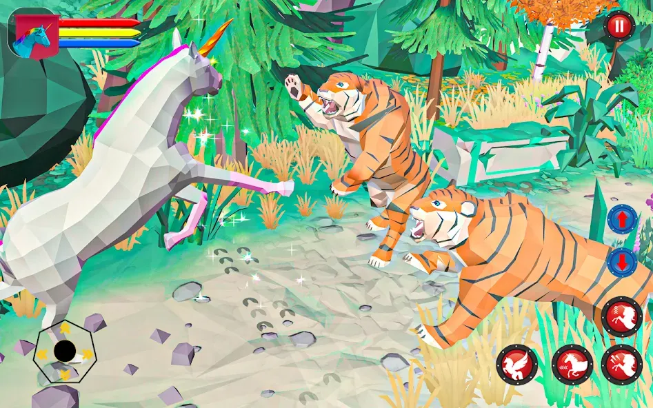 Flying Unicorn Pegasus Games  [МОД Много денег] Screenshot 3