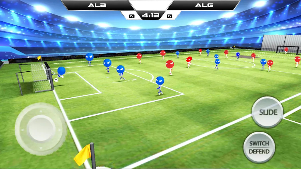 Stickman Soccer Football Game  [МОД Все открыто] Screenshot 2