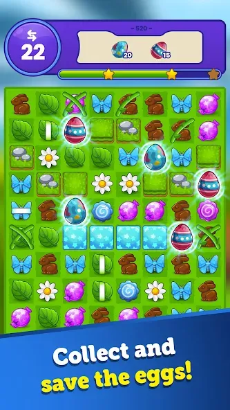 Easter Magic - Match 3 Game (Истер Мэджик)  [МОД Unlimited Money] Screenshot 3