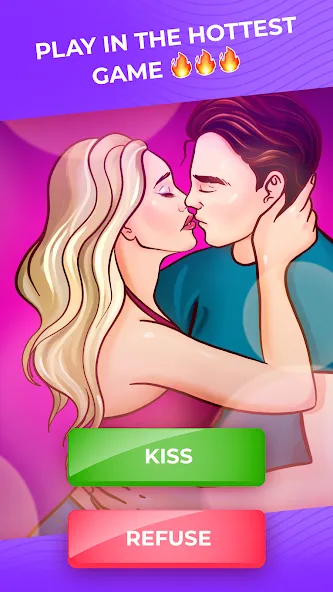 Kiss Me: Kissing Games 18+ (Кисс Ми)  [МОД Много денег] Screenshot 1