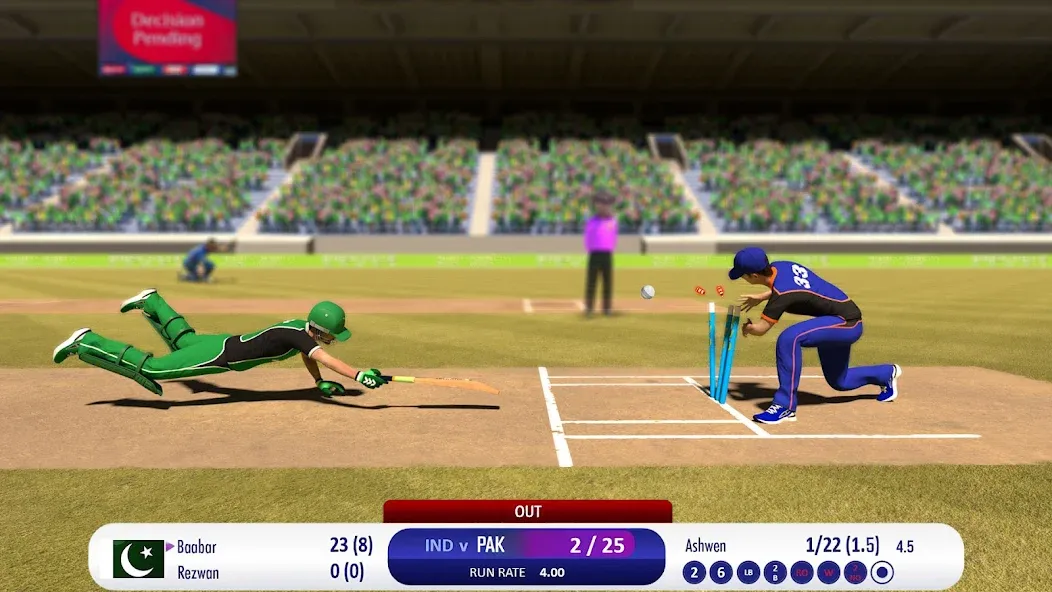 RVG Real World Cricket Game 3D (РВГ Реальная Мировая Крикетная Игра 3D)  [МОД Много монет] Screenshot 1