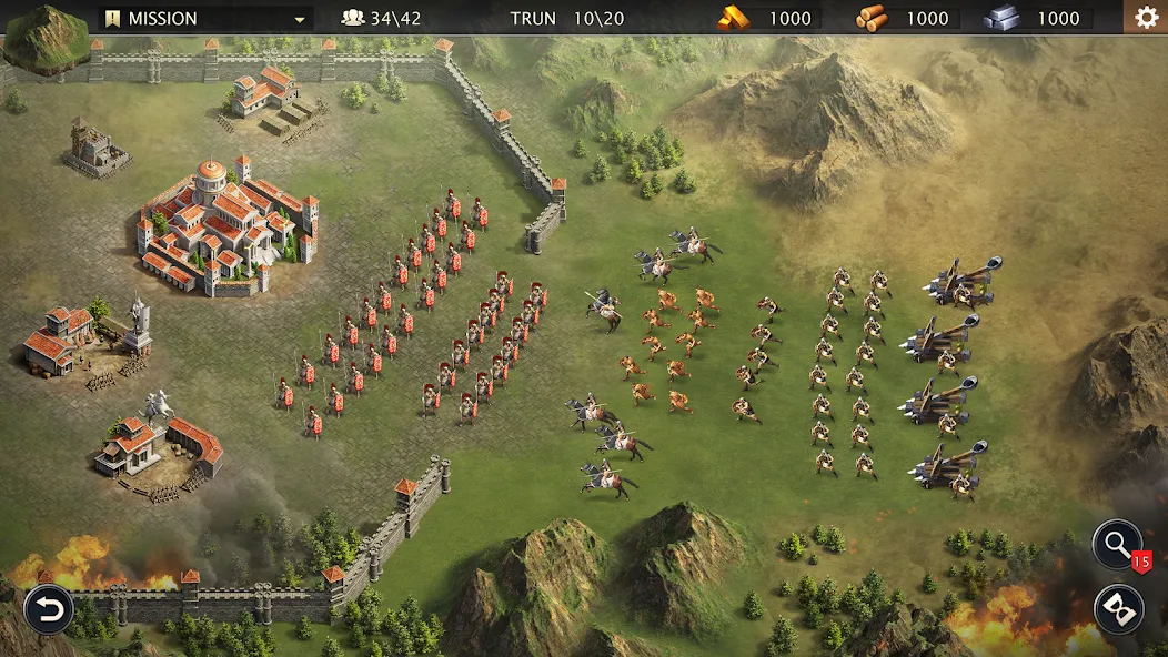 Grand War: Rome Strategy Games (Гранд Вар)  [МОД Много монет] Screenshot 5