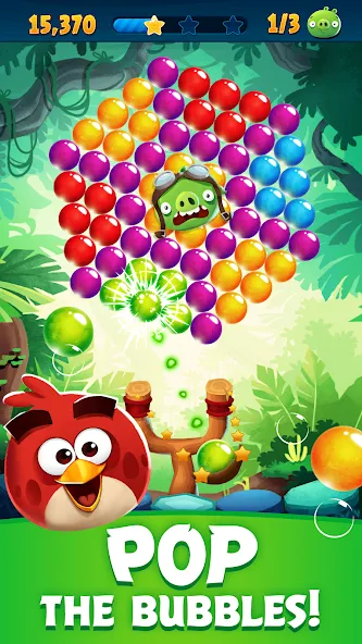 Angry Birds POP Bubble Shooter (Энгри Брдс ПОП Бабл Шутер)  [МОД Menu] Screenshot 1