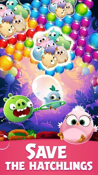 Angry Birds POP Bubble Shooter (Энгри Брдс ПОП Бабл Шутер)  [МОД Menu] Screenshot 3