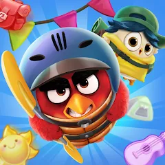 Взлом Angry Birds Match 3 (Энгри Бердс Матч 3)  [МОД Много денег] - последняя версия apk на Андроид