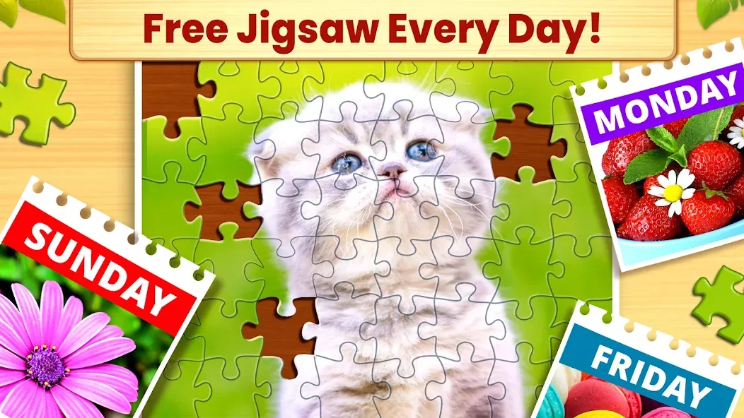 Jigsaw Puzzles: Picture Puzzle  [МОД Mega Pack] Screenshot 3