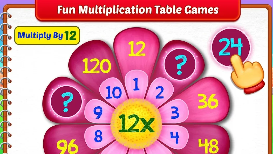 Kids Multiplication Math Games  [МОД Unlocked] Screenshot 4