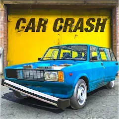 Взлом Car Crash Racing - Russia (Кар Краш Рейсинг)  [МОД Много денег] - стабильная версия apk на Андроид