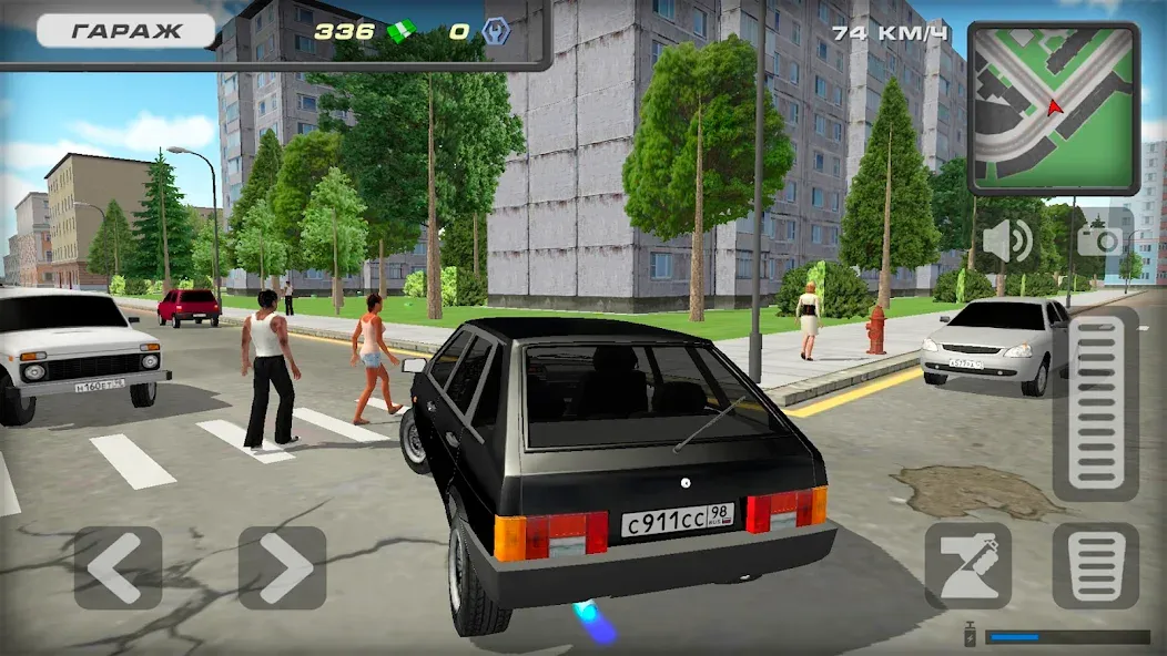 Lada 2109 Russian Car Driver  [МОД Mega Pack] Screenshot 2
