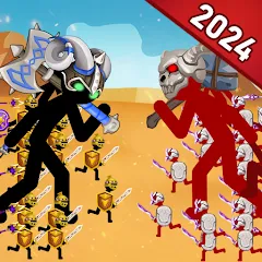 Взломанная Stick Dynasty (Стритмен Баттл Уор)  [МОД Меню] - стабильная версия apk на Андроид