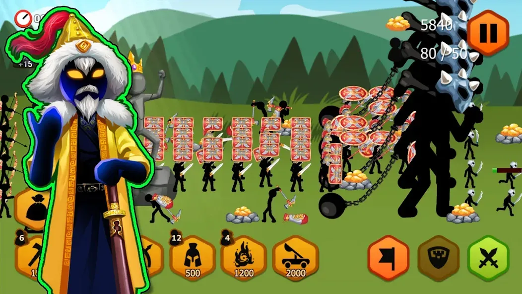 Stickman Battle 2: Empires War (Стикмен Битва 2)  [МОД Все открыто] Screenshot 5