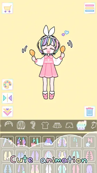 Pastel Girl : Dress Up Game  [МОД Бесконечные деньги] Screenshot 4