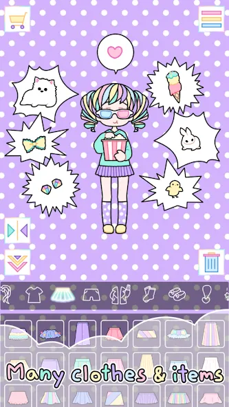 Pastel Girl : Dress Up Game  [МОД Бесконечные деньги] Screenshot 5