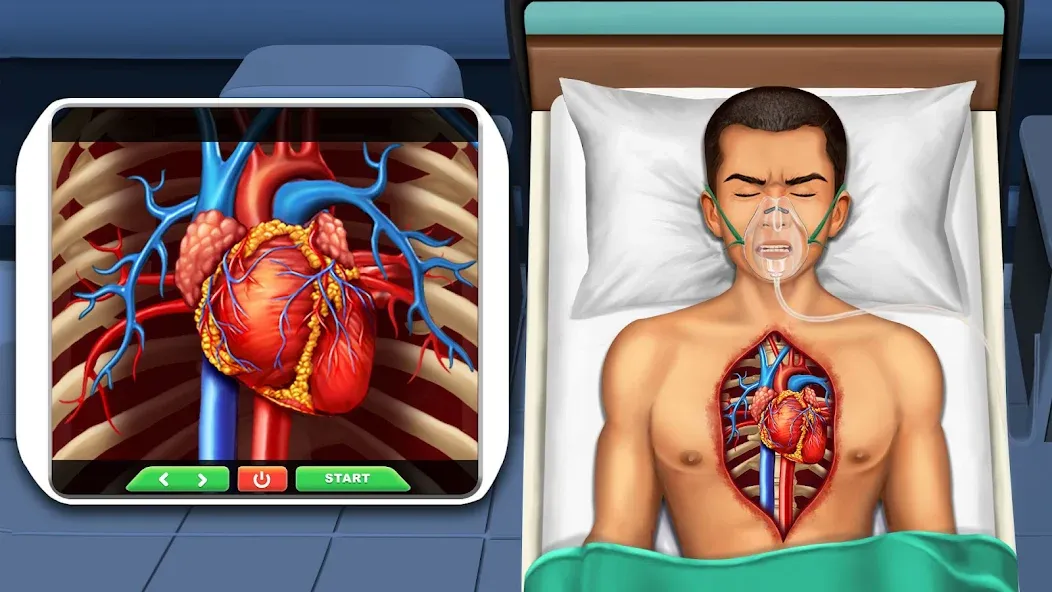 Surgery Simulator Doctor Game  [МОД Много денег] Screenshot 3