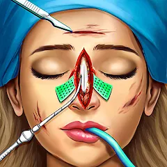 Взлом Surgery Simulator Doctor Game  [МОД Много денег] - полная версия apk на Андроид