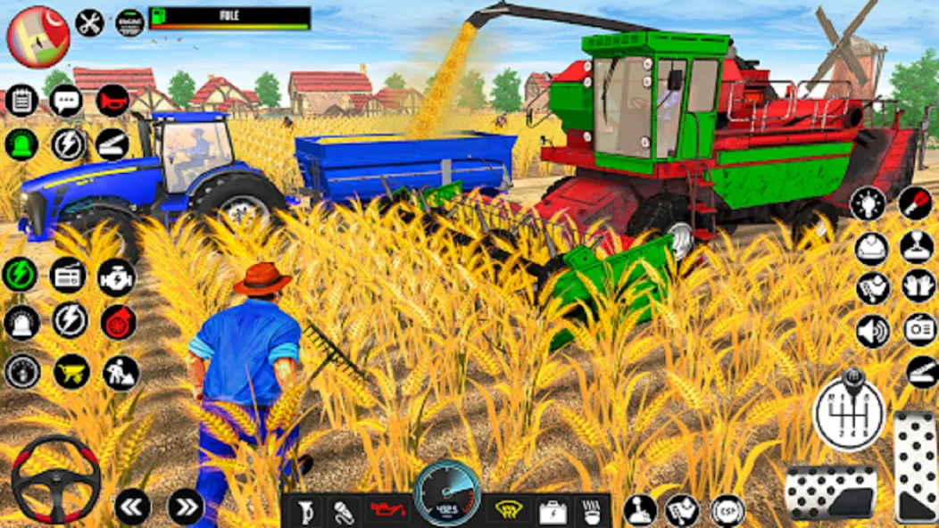 Indian Tractor Driving Game 3D (Фарминг Геймс)  [МОД Много монет] Screenshot 4