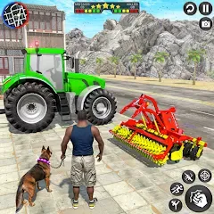 Скачать взлом Indian Tractor Driving Game 3D (Фарминг Геймс)  [МОД Много монет] - стабильная версия apk на Андроид