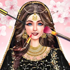 Скачать взломанную Makeup, Fashion Dress up Games  [МОД Все открыто] - стабильная версия apk на Андроид