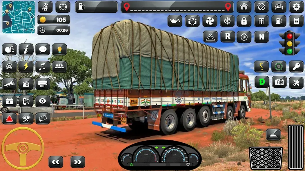 Indian Truck Driver Simulator  [МОД Menu] Screenshot 2