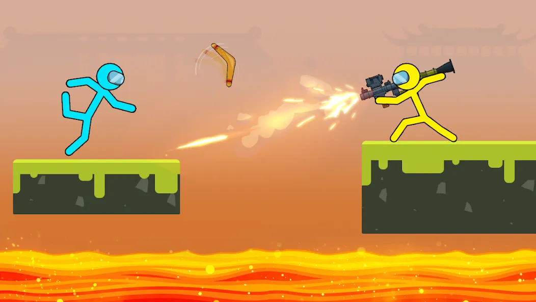 Stick-man Fighting Games  [МОД Бесконечные монеты] Screenshot 4