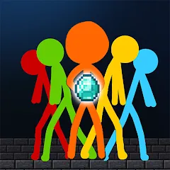 Скачать взлом Stick-man Battle - Craft World  [МОД Menu] - последняя версия apk на Андроид