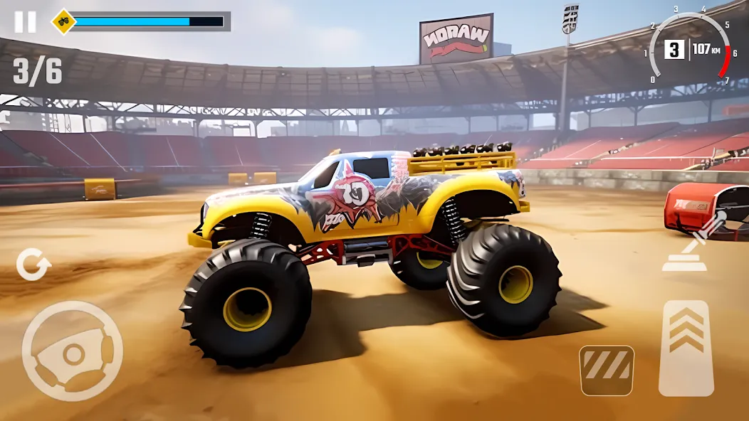 4x4 Monster Truck Racing Games (Монстр Трак Гонки игры)  [МОД Unlimited Money] Screenshot 2