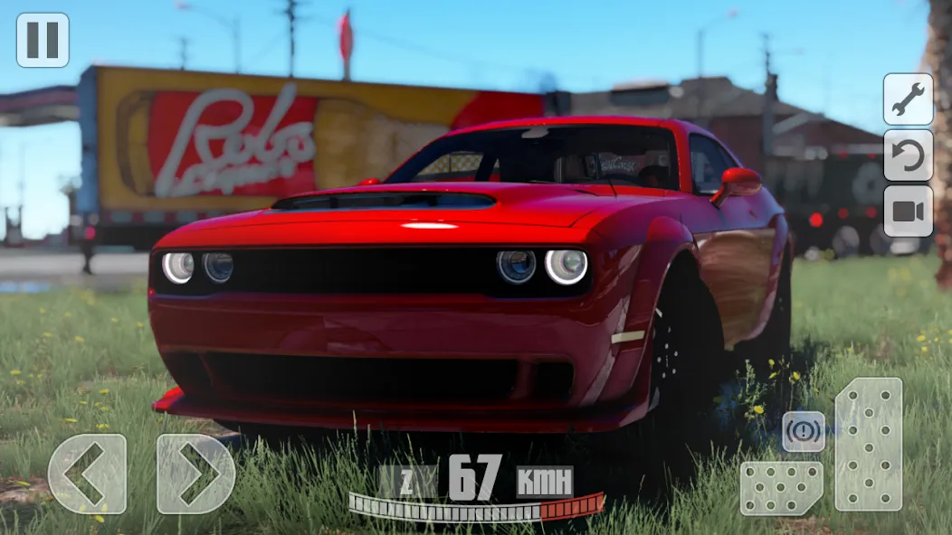 Simulator Dodge Demon Parking (Симулятор парковки  )  [МОД Все открыто] Screenshot 1