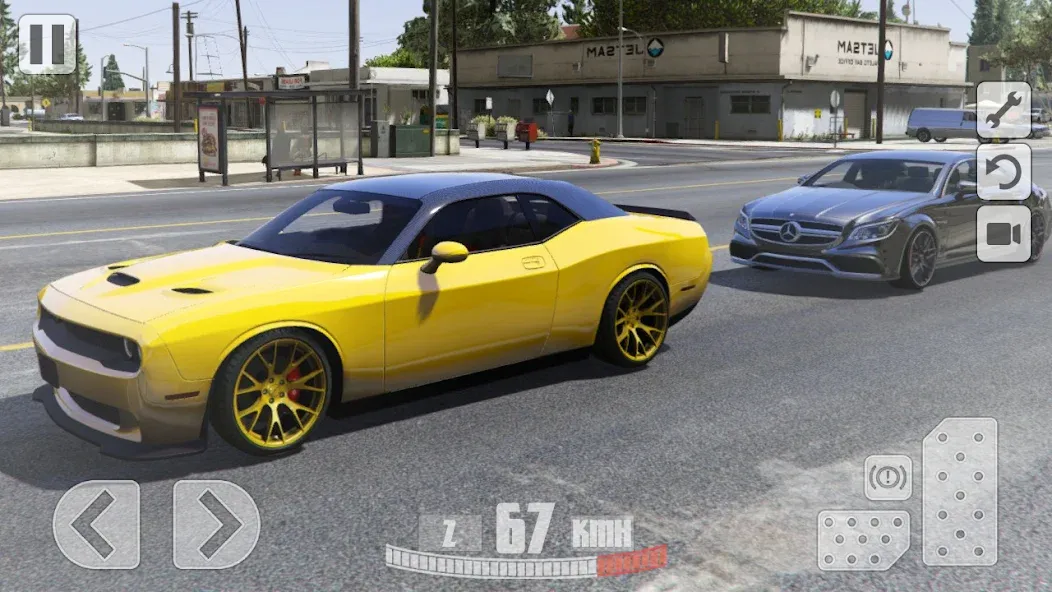 Simulator Dodge Demon Parking (Симулятор парковки  )  [МОД Все открыто] Screenshot 4