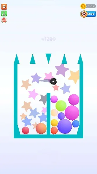 Bounce and pop - Puff Balloon  [МОД Много денег] Screenshot 5