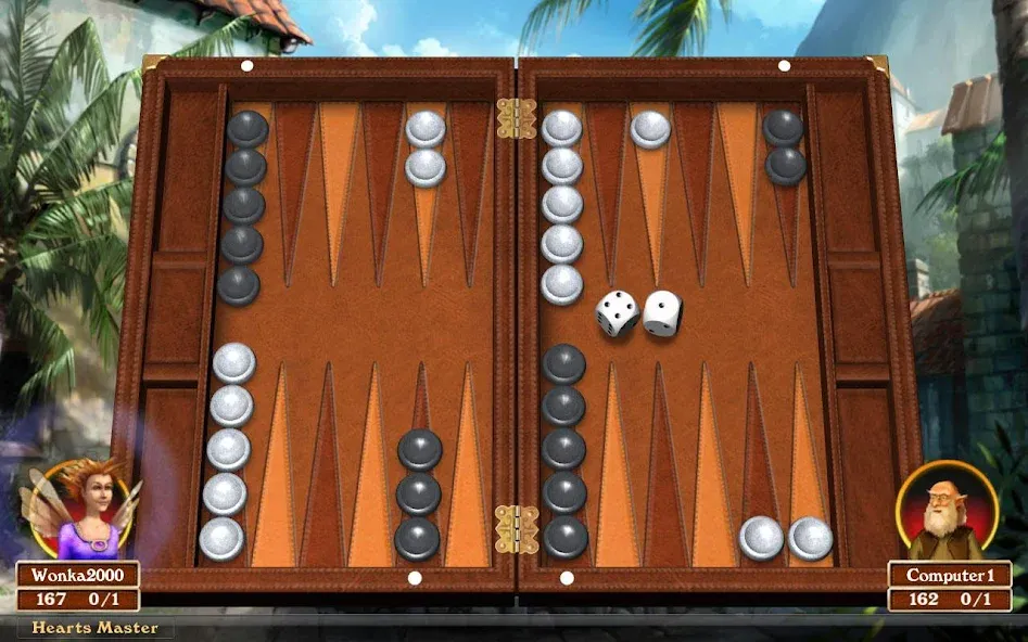 Hardwood Backgammon (Хардвуд Бэкгаммон)  [МОД Menu] Screenshot 1