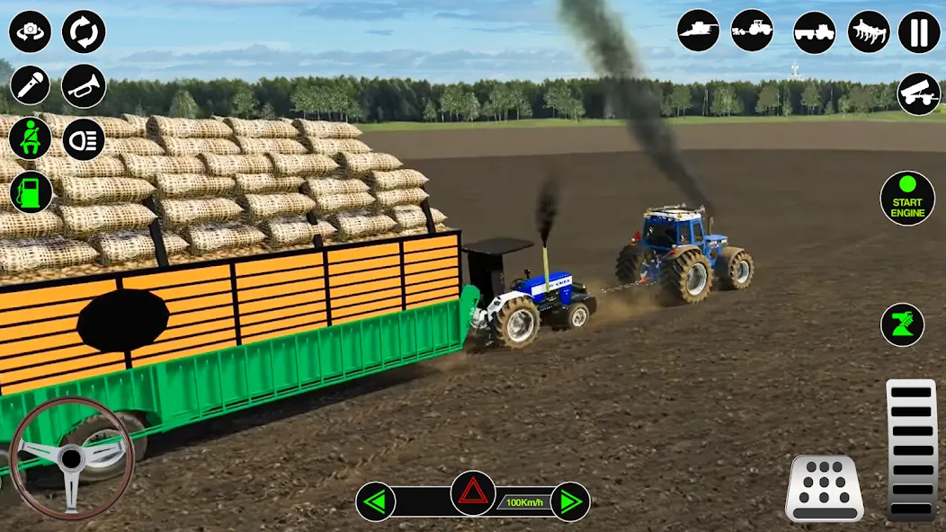 Farming Tractor Simulator Game  [МОД Unlimited Money] Screenshot 2